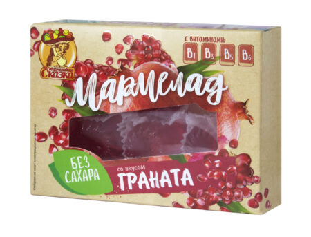 Мармелад  на фруктозе "Со вкусом граната"