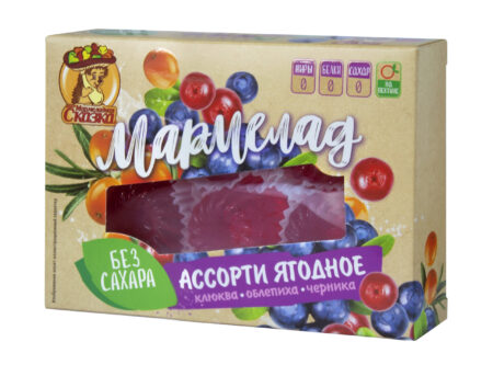 Мармелад на фруктозе "Ассорти ягодное"