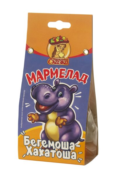 Детский мармелад Бегемоша-хахатоша 150гр